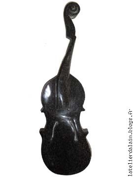 LE VIOLON   ( granit; h=60cm; 9kg)